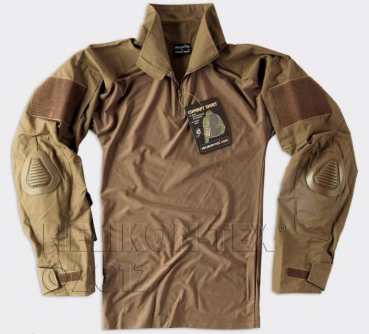HELIKON TEX UBACS Under Armor shirt mit Ellbogenschoner Coyote