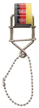 Ausscheider Ma�band mit Kette und Metallhalterung