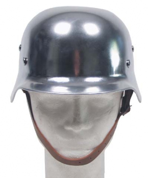 Wehrmacht WH Stahlhelm M35 Chrom (Repro) WW II