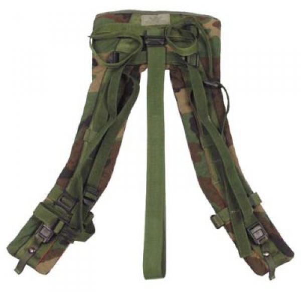 US Army MOLLE II woodland camouflage pack Shoulder Strap Rucksack