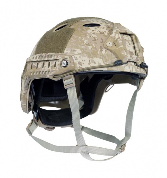 US Helmet Fast PJ Army W. Rails Navy Seals Desert Digital Training