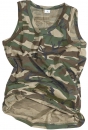 TANK TOP Muscle Shirt woodland camouflage