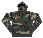 Hoodie Damen Kapuzen Sweatshirt woodland camouflage