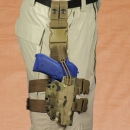 Multicam Drop Leg Locking Pistol Holster
