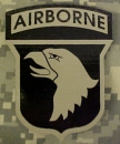 101st Airborne Division " Screaming Eagles " IR INFRA RED REFLECTIVE