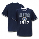 AIRFORCE 1947 Pitch Double Layer Blue Tee