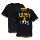 ARMY 1775 Pitch Double Layer Black Tee