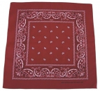 Bandana burgund-schwarz