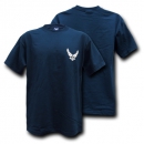 New US AIRFORCE Basic Military Logo Tee