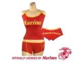 WOMENS MARINES BOOTY SHORTS AND TANK TOP