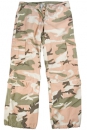 US WOMENS SUBDUED PINK CAMO VINTAGE PARATROOPER FATIGUES PANTS