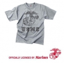 ROTHCO VINTAGE GREY USMC GLOBE AND ANCHOR T-SHIRT