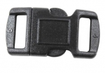 BLACK SIDE RELEASE BUCKLE 3/8
