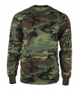 US WOODLAND CAMOUFLAGE LONG SLEEVE SHIRT