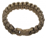 Paracord Armband coyote tan Breite 1,9 cm