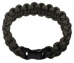 Paracord Armband oliv Breite 1,9 cm
