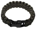Paracord Armband oliv Breite 2,3 cm