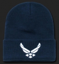 United States Airforce WING Classic Military Long Beanie