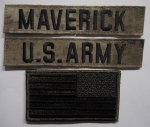 A-TACS US ARMY Name set MAVERICK mit US Flagge