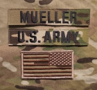 MULTICAM US ARMY OCP Name Set M�LLER mit US Flagge