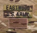 MULTICAM US ARMY OCP Name Set EASTWOOD mit US Flagge