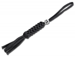 WILSON TACTICAL Lanyard black/black mit Skull