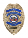 BAIL ENFORCEMENT AGENT / GOLD DELUXE BADGE