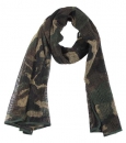 Netzschal woodland camouflage 190 cm x 90 cm