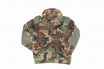 Army Fleece Jacke US woodland camouflage