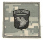 101st Airborne Division Headquarter ACU Helm Patch