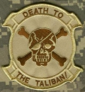 OIF OEF DEATH TO TALIBAN patch tan