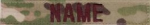 MultiCam OCP VELCRO Klettverschlu� Uniform Nametape