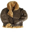 British RAF Bomberjacke Lammfell Lederjacke