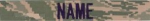 US Airforce ABU Velcro NAMETAPE - DIGITAL TIGER STRIPE