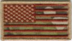 AMERICAN FLAGS MULTICAM - Forward Abzeichen