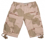 Bermuda "Trinity" 3 color desert stonewashed PURE TRASH