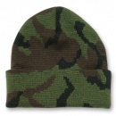 Woodland camouflage Cuff Beanie