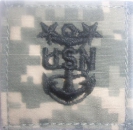 Master Chief Petty Officer ACU Velcro Rank