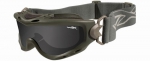 SPEAR GOGGLE Smoke / Clear / Foliage Green Brille