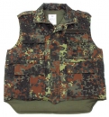 BW Flecktarn Steppweste, dienstf�hig,  gef�ttert
