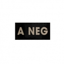 A NEG INFRARED Blood Type PATCH - With Hook Fastener