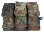 Bundeswehr BW Flecktarn dreifach Magazintasche MOLLE Modular System