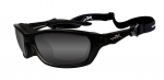BRICK OUTDOOR CLIMATE CONTROL POLARIZED SMOKE GREY GLOSS BLACK RAME