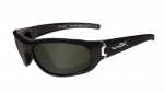 CURVE OUTDOOR CLIMATE CONTROL Polarized  Smoke Green Gloss BLACK FRAME