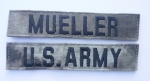 A-TACS AU U.S.ARMY Nametape with Velcro MUELLER