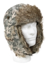 FUR FLYER'S HAT - ACU DIGITAL CAMO