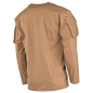 Preview: US Tactical Shirt Long sleeve mit Ärmeltaschen und Klettfäche coyote