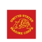 Mobile Preview: US VINTAGE RED U.S. MARINE BULLDOG T-SHIRT
