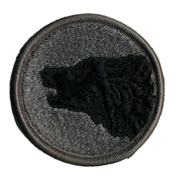 104th Infantry Division " TIMBERWOLVES " UCP ACU Patch - Foliage Green
