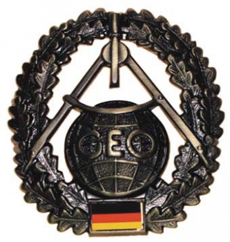 Bundeswehr BW Topographie Barettabzeichen